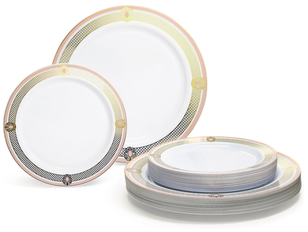 Royal Blush & Gold Combo- 240 Pieces
