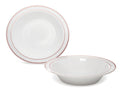 White & Rose Gold Rim – 120 Pieces / 16 oz