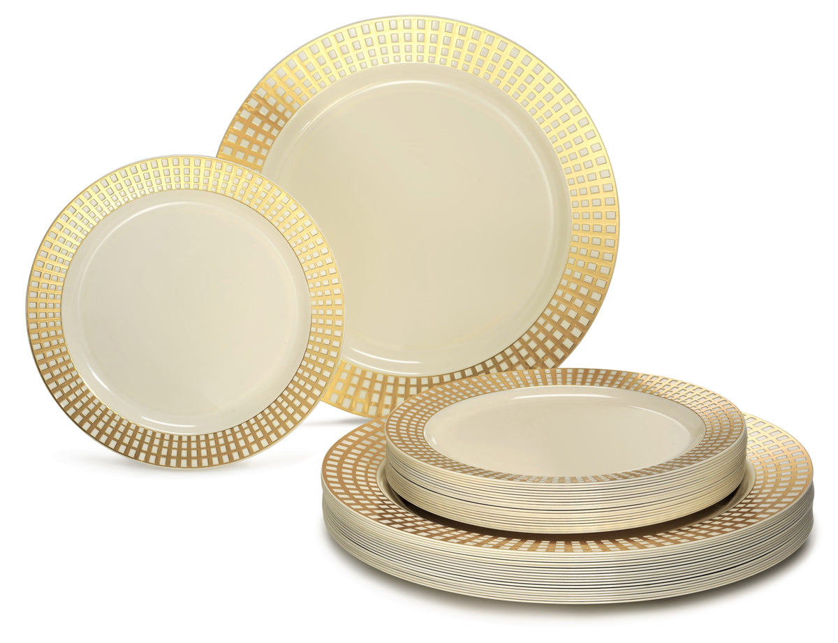 Princess Ivory & Gold Combo –  300 Pieces / 150 Guest