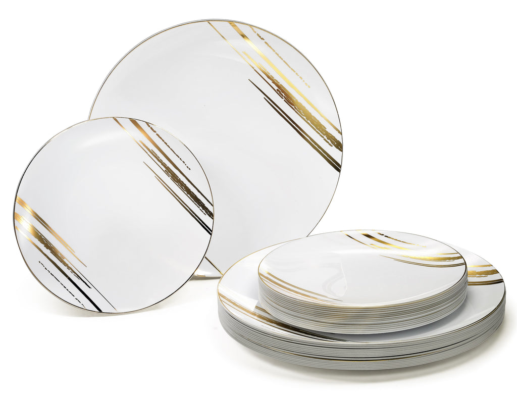 Dali White & Gold Combo- 240 Pieces