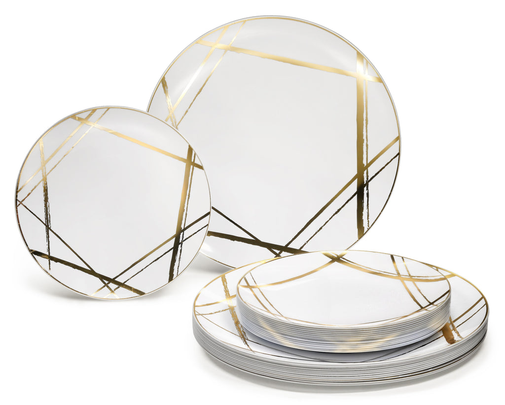 Monet White & Gold Combo- 240 Pieces