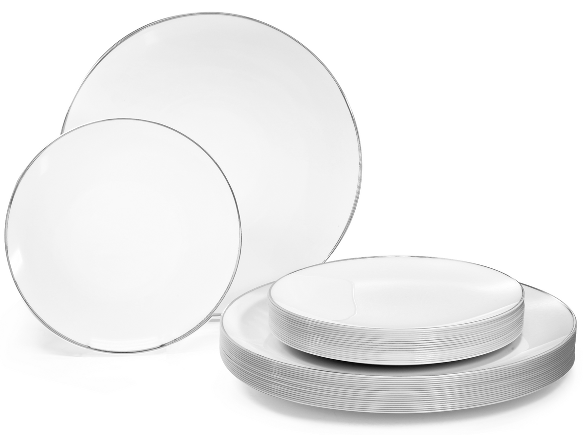 Bali White & Silver Combo- 240 Pieces