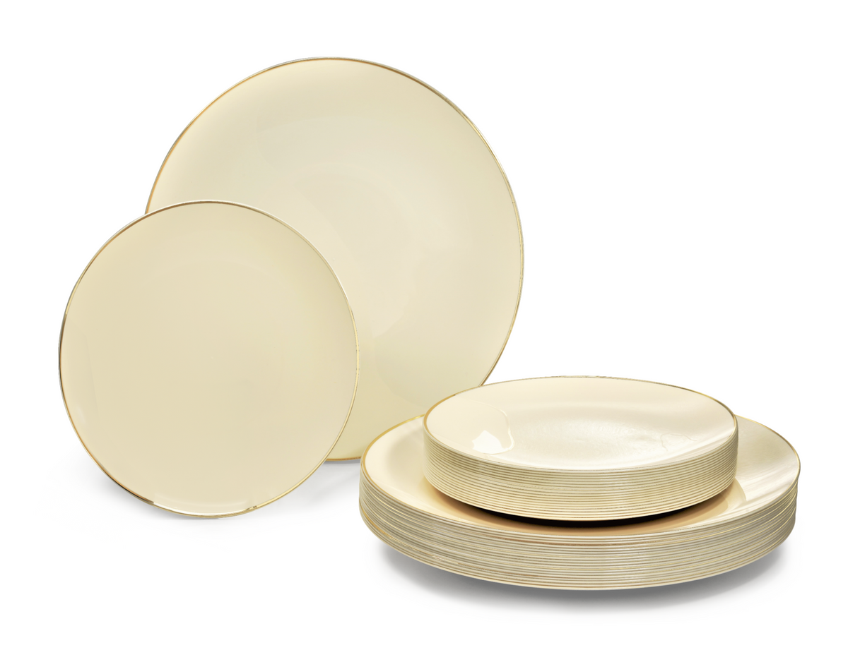 Bali Ivory & Gold Combo – 240 Pieces / 120 Guest